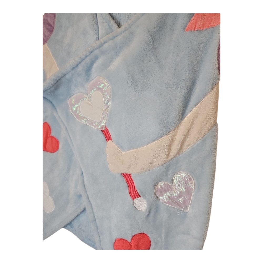 Best Brands Kids Hooded Throw - Princess Wrap Fleece Blanket - Picture 3 of 7
